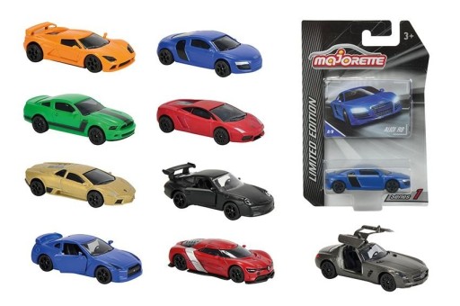 LIMITOVANÉ AUTA AUTÁ AUTA 1:64 MAŽORETA 3+