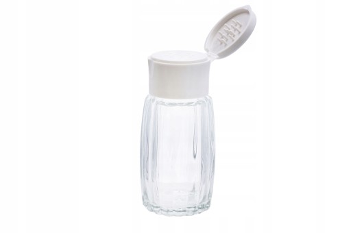 SALT SHAKER zásobník na soľ, korenie 50ml, dávkovač s klapkou, korenie
