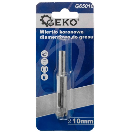 Diamantový jadrový vrták na kameninu 10mm GEKO G65010