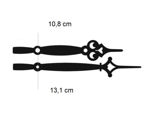 Ruky LONG dekoračné 13 cm, bezhlučný mechanizmus