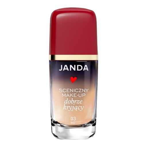 Janda Sceniczny Make-Up 03 Béžová podkladová báza na tvár 30 ml s dobrým krytím
