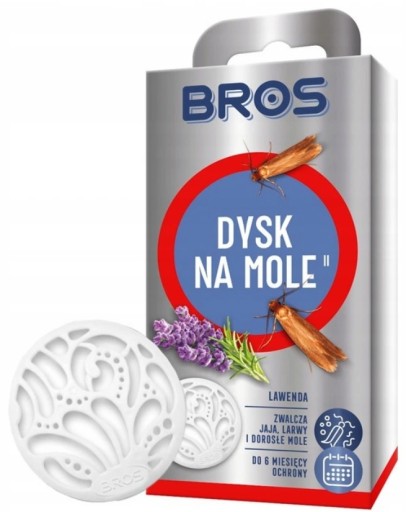 BROS DISK NA ODEVNÉ MOLE DO ŠATNÍKA LEVANDUĽA