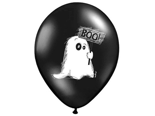BALÓNY DUCH BALÓN HALLOWEEN GHOST 6 KS. 30 cm