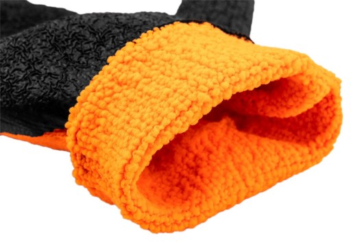 Zateplené zimné stavebné pracovné rukavice, veľkosť 10, potiahnuté latexom