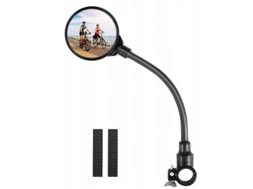 ZRKADLO NA BICYKEL VEĽKÉ 3D NASTAVITEĽNÉ ŠIROKÉ ZOBRAZENIE UHLU PRE SKÚTER