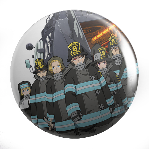 Fire force manga anime špendlíky, z ktorých si môžete vybrať
