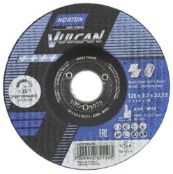 BRÚSNY KOTOUČ NA KOV 125x6,4 OCEL/INOX NORTON
