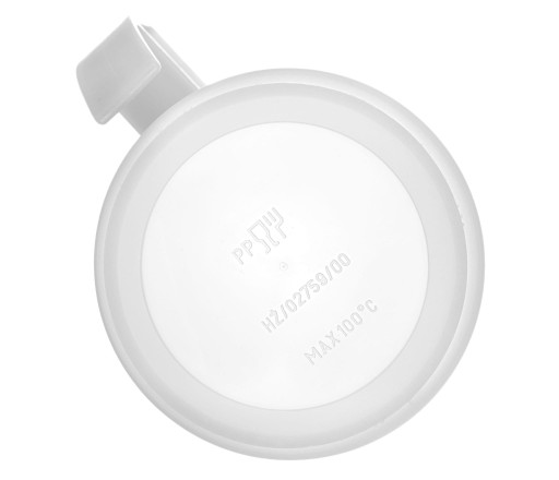 PLASTOVÝ hrnček S RÚČKOU UMÝVAČKY RIADU 350ML BIELY