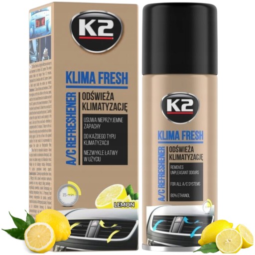 K2 NA KLIMATIZÁCIU 150ml Klima Fresh OBŽIVENIE