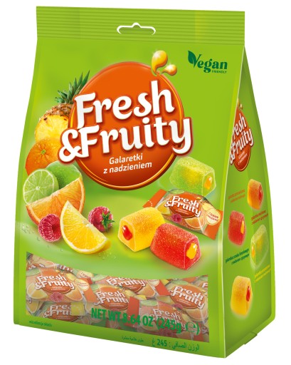 Čerstvé ovocné želé so šťavou Wawel 245g