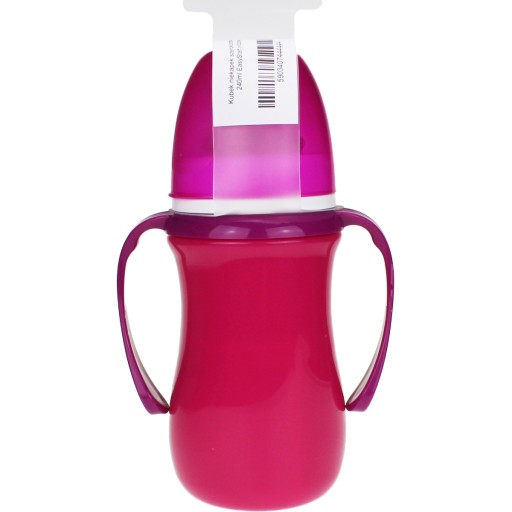 STRIEBORNÝ hrnček TRÉNINKOVÁ FĽAŠA 240 ml 6M+ CANPOL BABIES
