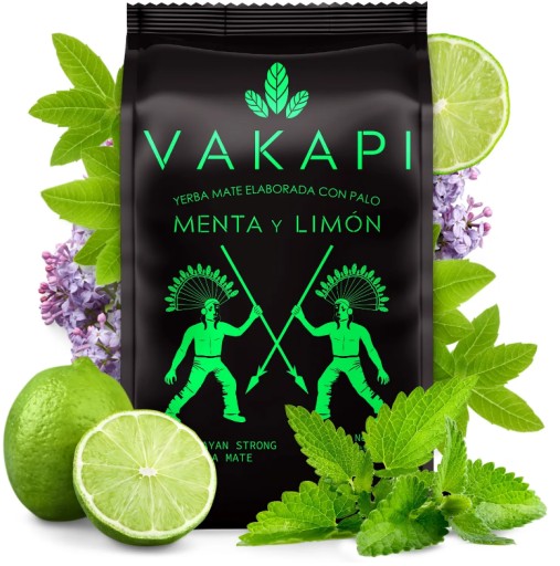 Yerba Mate Vakapi Menta Limon 500g elaborada 0,5kg