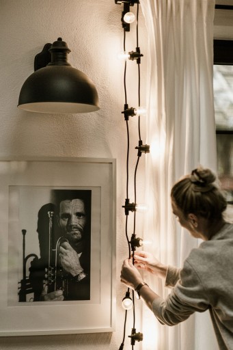 E27 S14 1W retro teplá LED festónová žiarovka