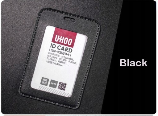 Puzdro na karty Lanyard UHOO 6838 RFID 54x85 Black