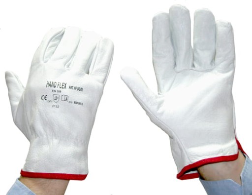 Pracovné rukavice HANDFLEX DG/01 lícová koža, rok 10