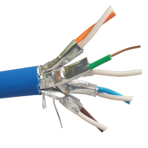 LAN ethernetový kábel cat6A U/FTP 1m Telegärtner