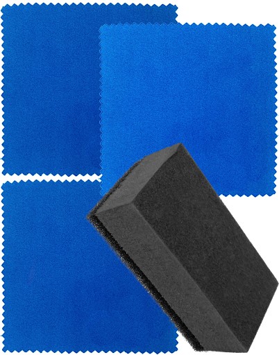 Sada ochranného náteru 1x 3x semišová kocka