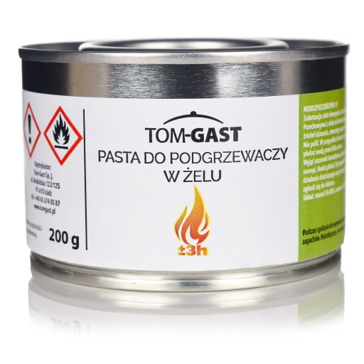Tom-Gast Gel Warmer Paste, 2,5 hodiny horenia, 200g