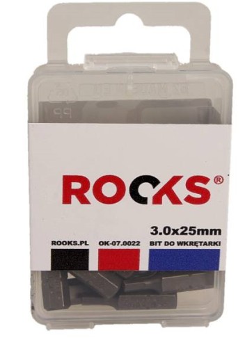SKRUTKOVACÍ BIT 1/4X 25 MM X HEX 3, NÁRAZOVÉ CVMO-S, SADA 10 DIEL. DRS