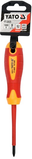 Izolovaný krížový skrutkovač 1000 V PZ1x80 mm VDE YATO YT-2825