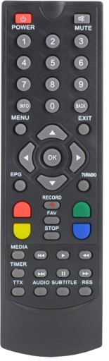 UNIVERZÁLNE DIAĽKOVÉ OVLÁDANIE PRE DEKODÉRY CABLETECH BATERIE ZDARMA