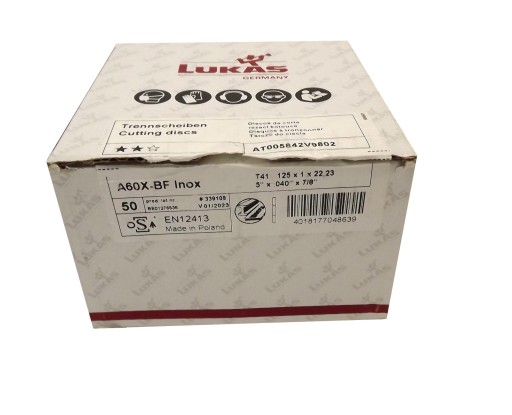 Flex štít 125x1,0x22,23 ** METAL INOX Lukas