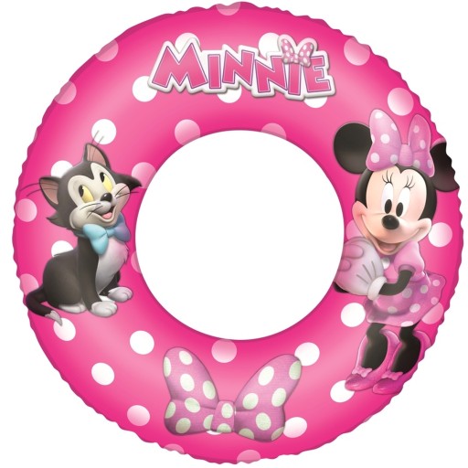 Nafukovací detský krúžok na plávanie Minnie Mouse 56cm Bestway 91040