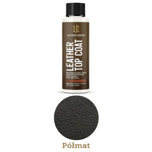 Top Coat číry lak na kožu 50ml polomatný