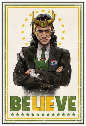 Marvel Loki Believe - filmový plagát 61x91,5 cm