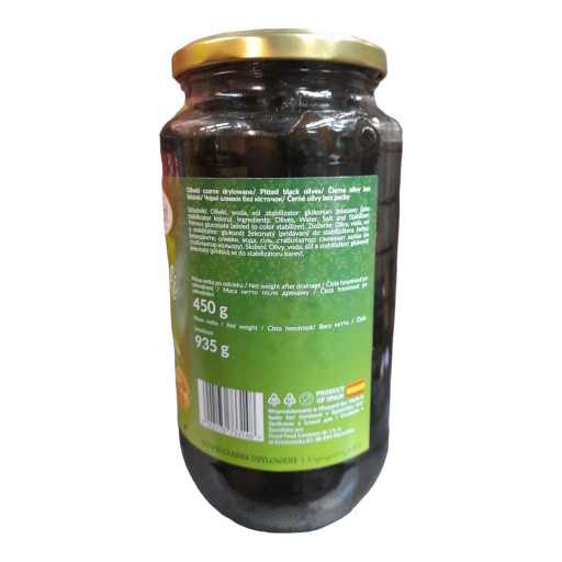 Olivy čierne bez kôstky 0,9 l od Good Food
