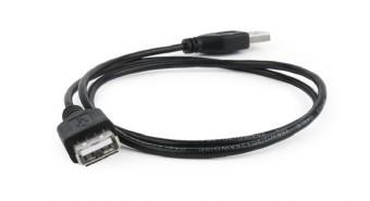 AM-AFI USB 2.0 predlžovací kábel 0,75m čierny
