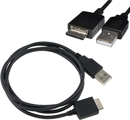 NABÍJACÍ KÁBEL PRE PREHRÁVAČ USB MP3 MP3 MP4 WM-PORT SONY WALKMAN