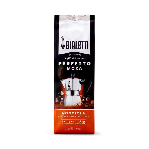 Káva Bialetti Perfetto Moka Nocciola 250 g, ochutená orieškami