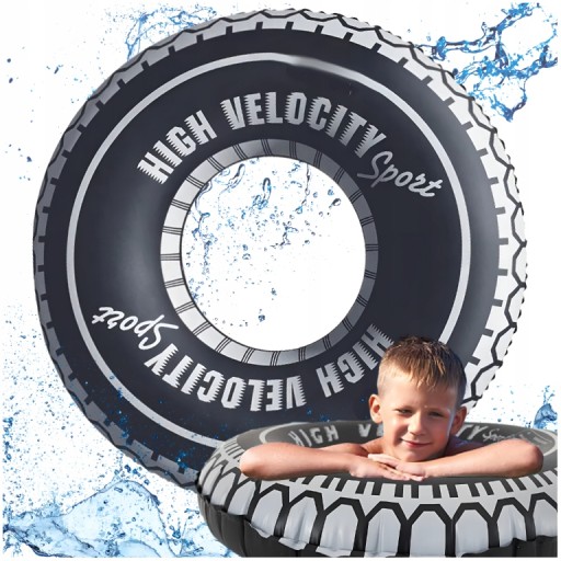 Krúžok na plávanie TIRE XXL 90 cm Plávanie do vody