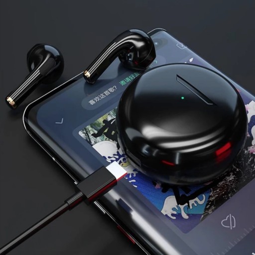 BEZDRÔTOVÉ SLÚCHADLÁ PRO 6 BLUETOOTH 5.3 + POWERBANK + KÁBEL USB TYPU C