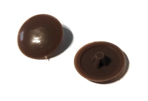 Hmoždinka PZ2 pod ukrývanie skrutky - 100 ks DUB LESK