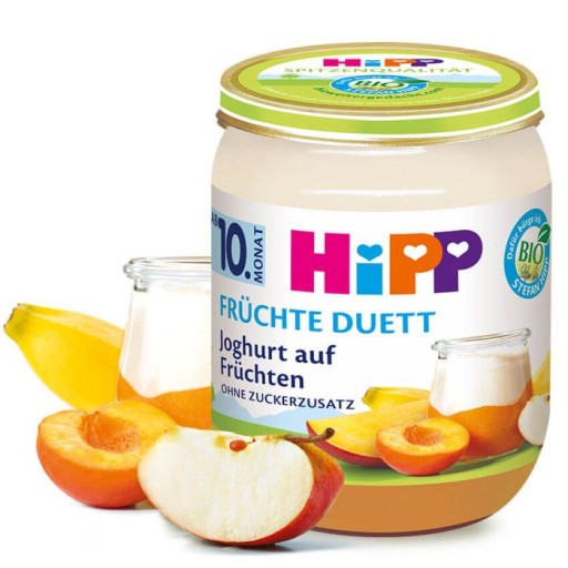 Hipp Bio Dezert Jogurt Banán Jablko Marhuľa Mango 160g 10m