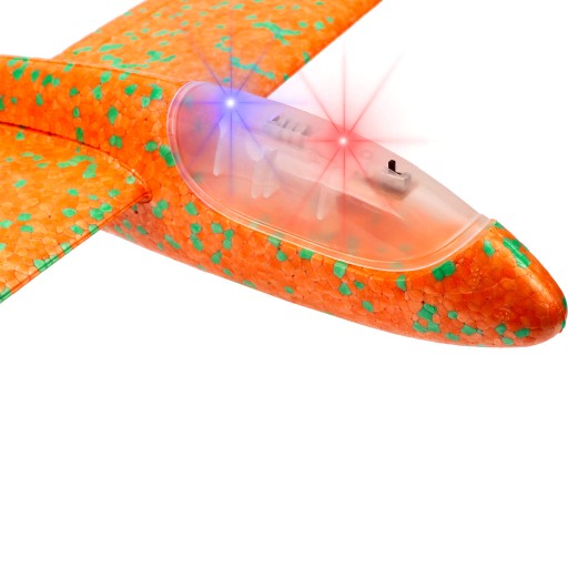 STYROPENOVÝ LIETADOVÝ KLUZÁK 47 CM SO SVIETIACI LED