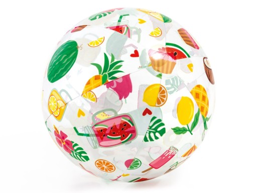 Nafukovacia plážová lopta s 51 cm potlačou rýb INTEX 59040