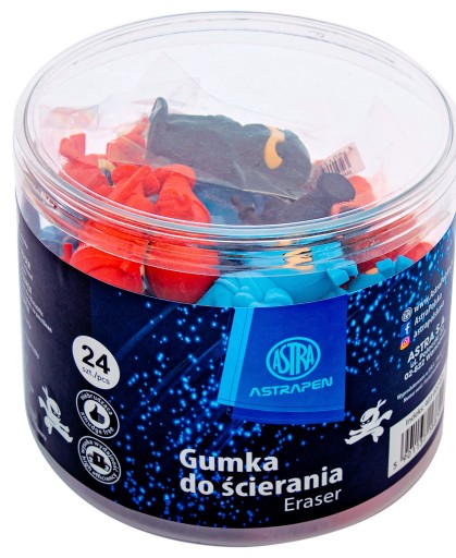 ASTRA Ninja MIX ERASER 3 ks.