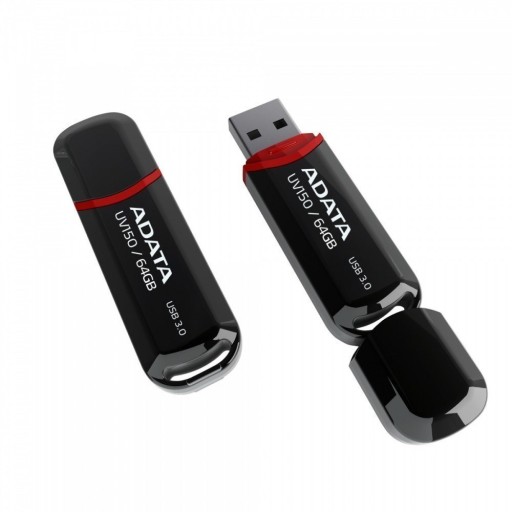 ADATA UV150 64 GB USB 3.0 čierna (AUV150-64G-RBK)