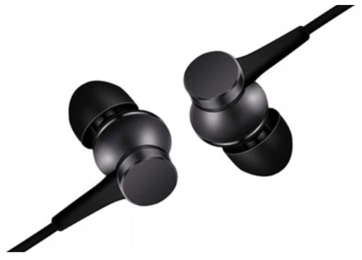 SLÚCHADLÁ DO UŠÍ S MIKROFÓNOM 3,5 mm, čierne