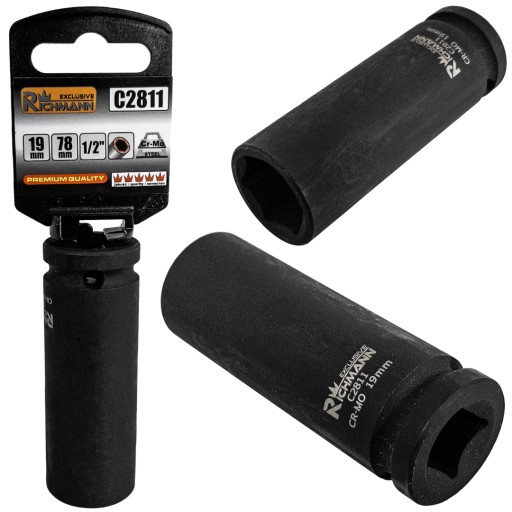 NÁRAZOVÝ KĽÚČ 19 mm 1/2