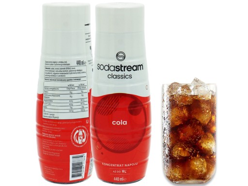 CLASSIC COLA KONCENTRÁT SIRUP PRE SODASTREAM SATURATOR 9L DRINK s 440ml