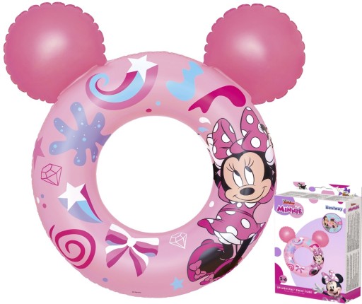 NAFUKOVACÍ PLÁVACÍ PRUH S ušami MINNIE MOUSE BESTWAY 9102N