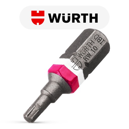 BIT RW10 WURTH Skrutkovacie bity Wurth 1/4 RW10 ASSY 061470