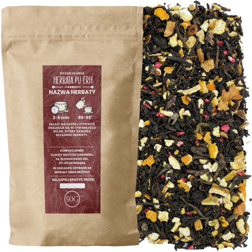Červený čaj Pu-Erh WASP TALIA 50g pomaranč