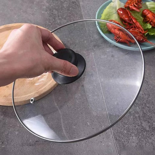 POKROK UNIVERZÁLNE SKLENENÉ POKLOPENIE S KLOBÁKOVÝM POKLOPOM 30CM