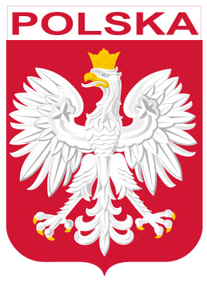 NÁLEPKA ORLA ZNAK POĽSKA Veľký vzor