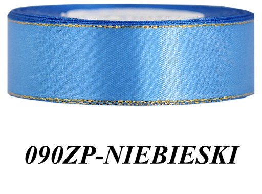Saténová stuha Golden Stripes 25mm/27m 15ko